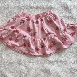 Carter's Pink Floral Ruffle Skirt